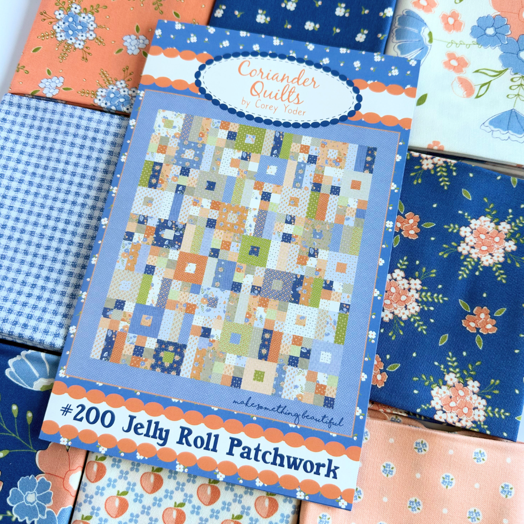 Jelly Roll Patchwork Quilt Pattern - Coriander Quilts by Corey Yoder