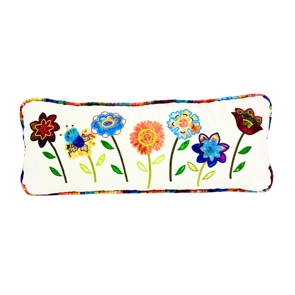 Dancing Flowers Bench Pillow Class - TUE 4/21 & 4/28