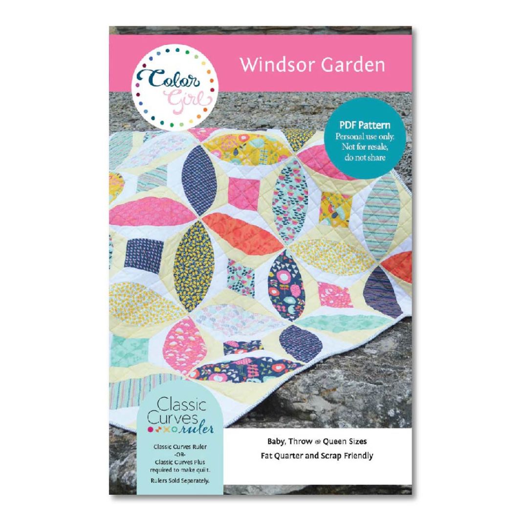 Windsor Garden Quilt Pattern by Color Girl