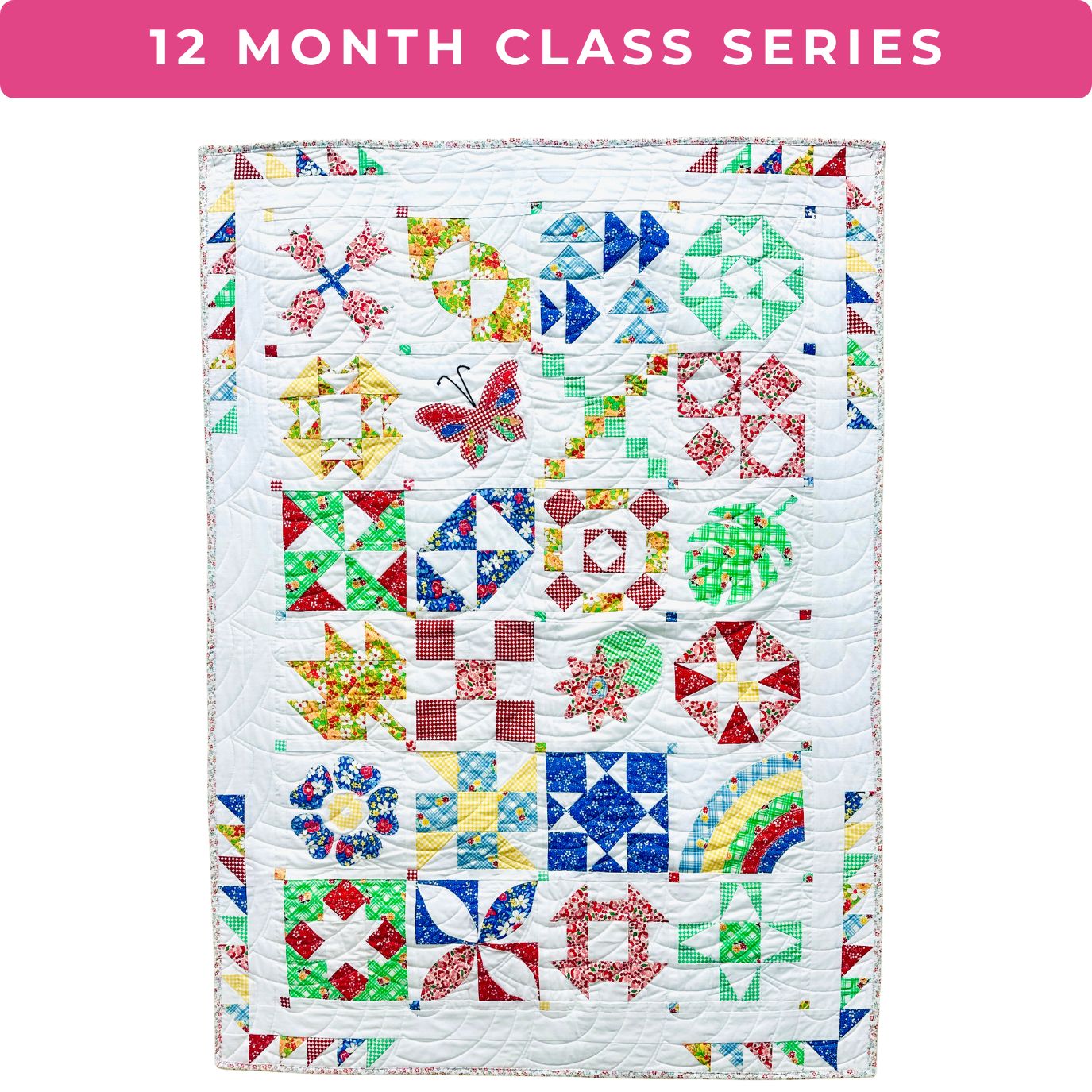 Skill Builder: Block of the Month Quilt Class - TUE 2/10, 3/10 & 4/14