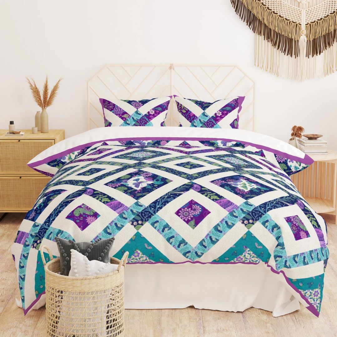 Entangled Quilt Pattern by Gingerberry Quilts