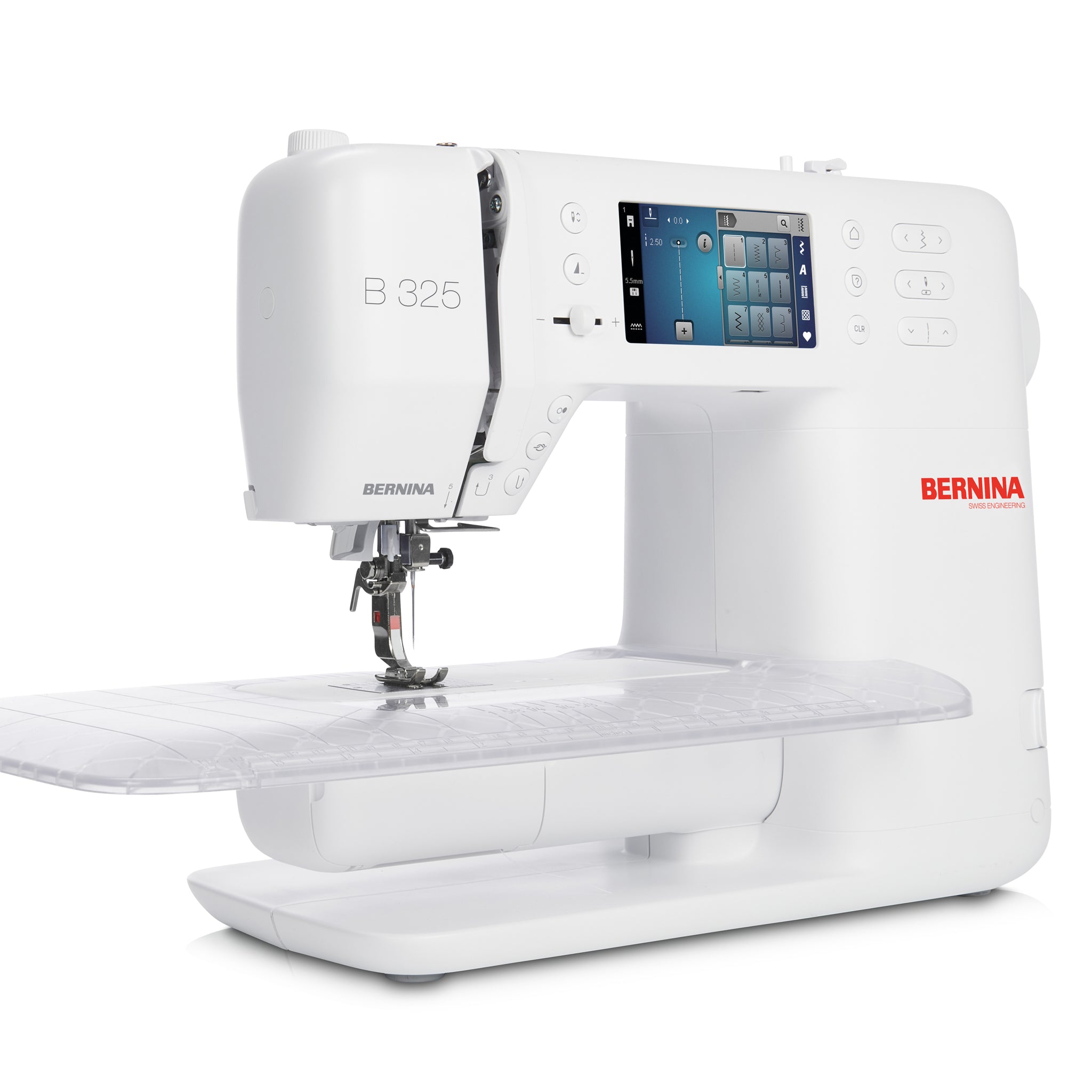 Bernina sewing machine on a white background