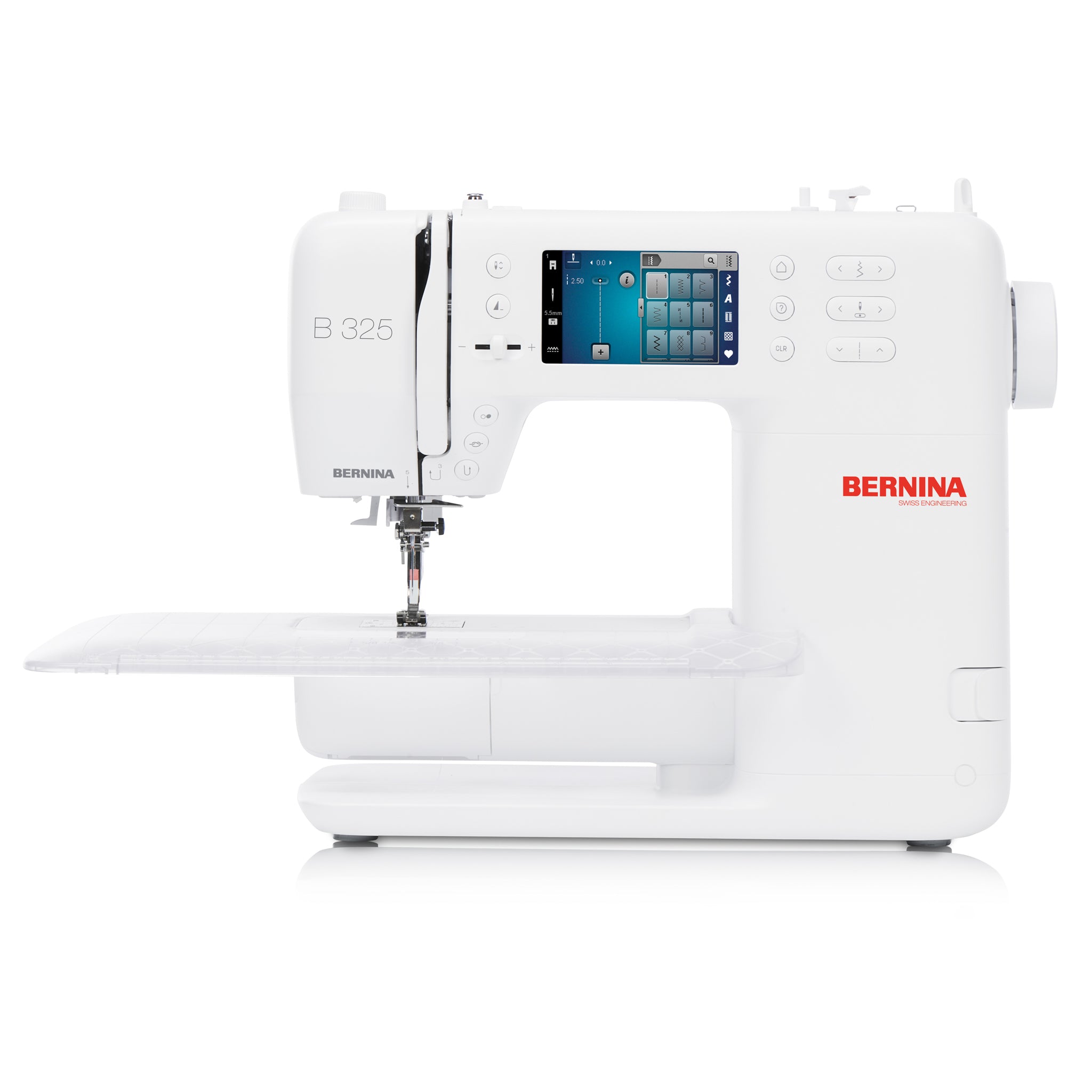Bernina sewing machine on a white background