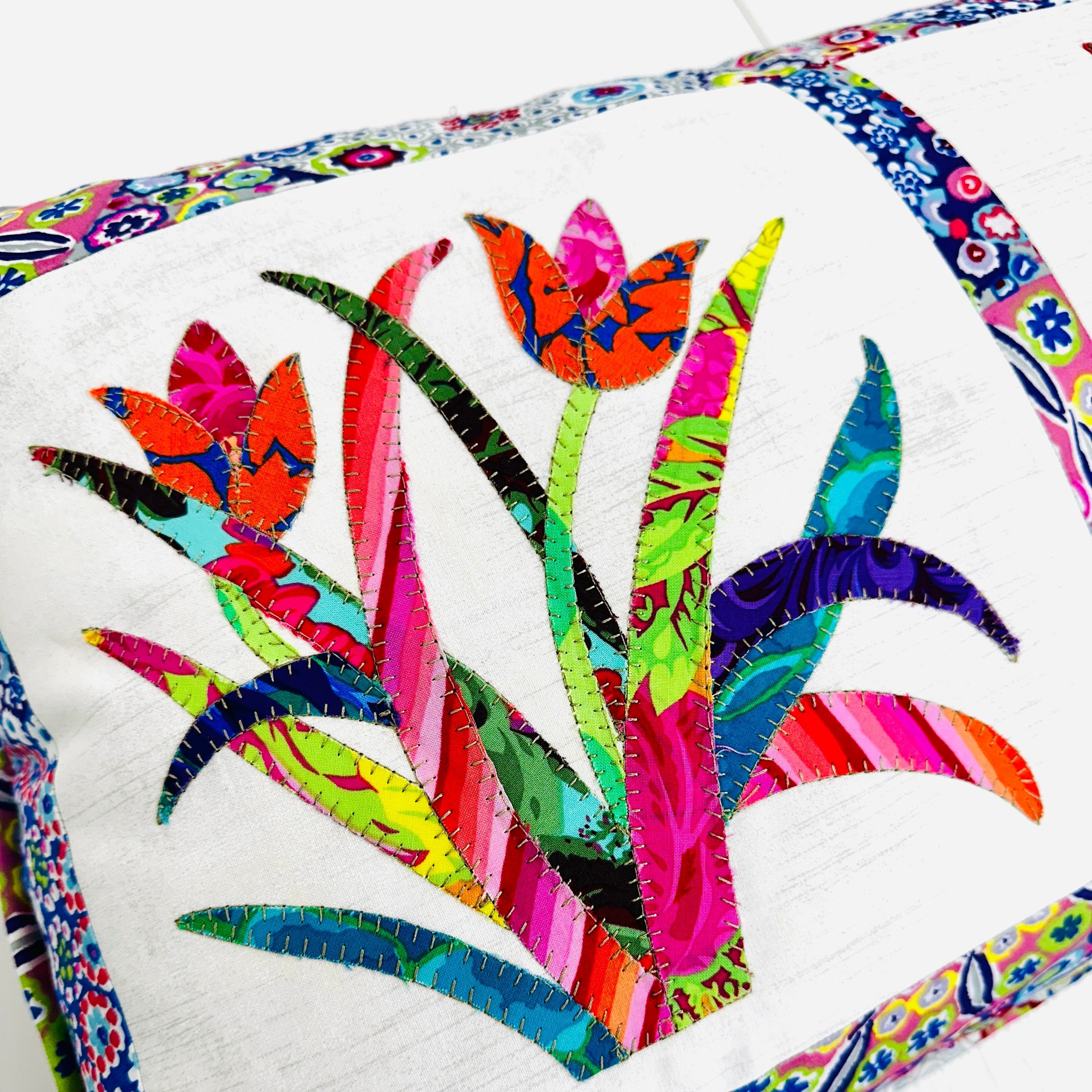 Leafy Applique Embroidery Sampler Class - THUR 2/19 & 2/26