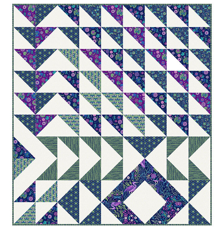 Range Road Quilt for Water's Edge Collection by Natural Born Quilter