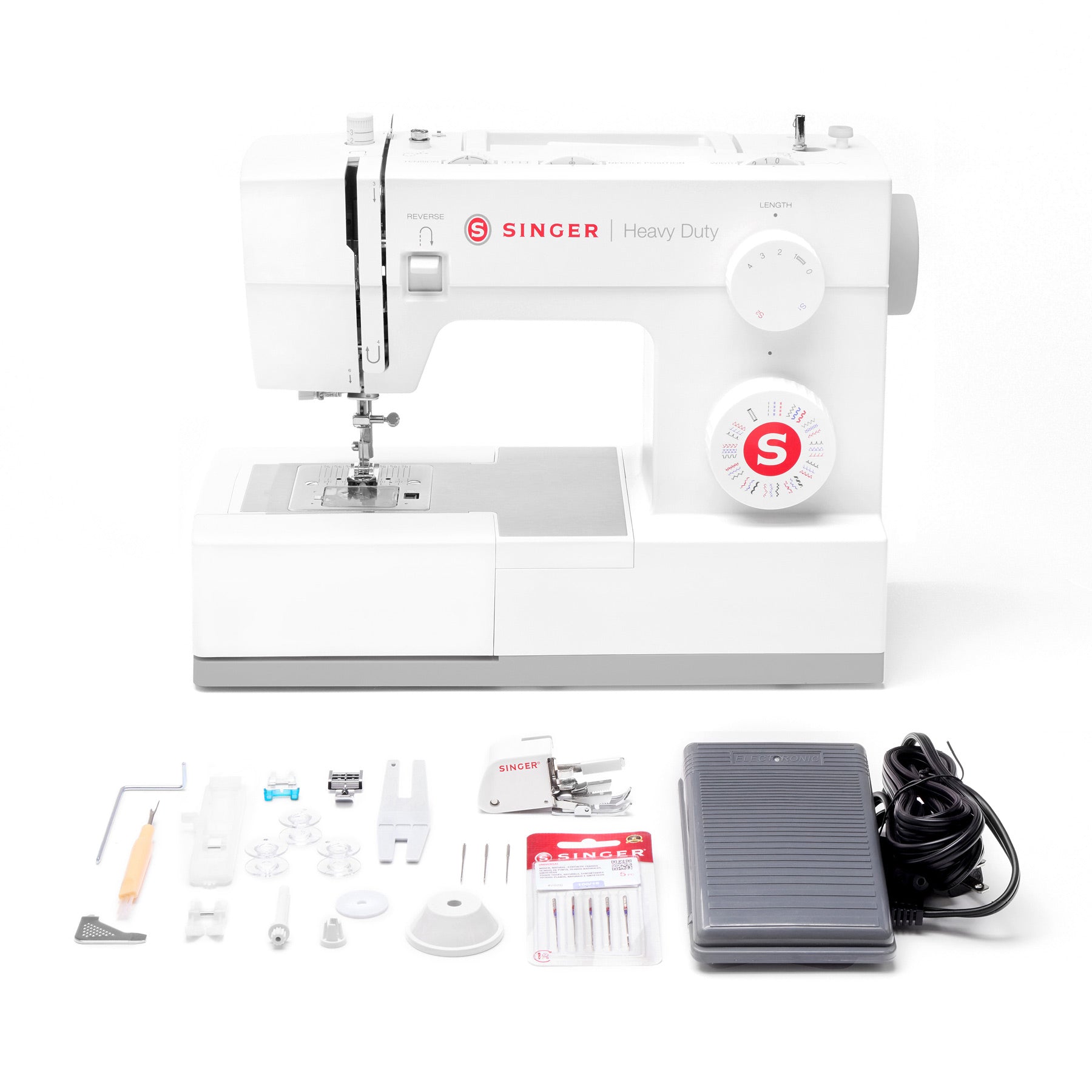 SINGER Heavy Duty 4452 White Sewing Machine