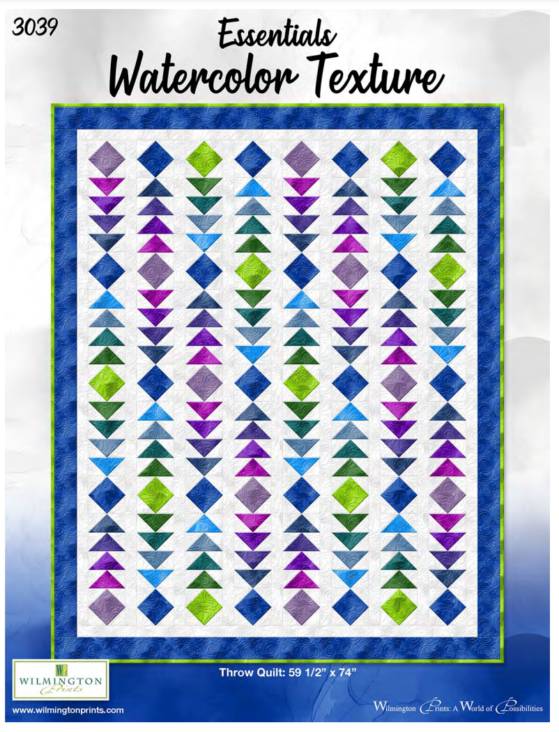 Watercolor Texture Quilt Pattern - Free Digital Download