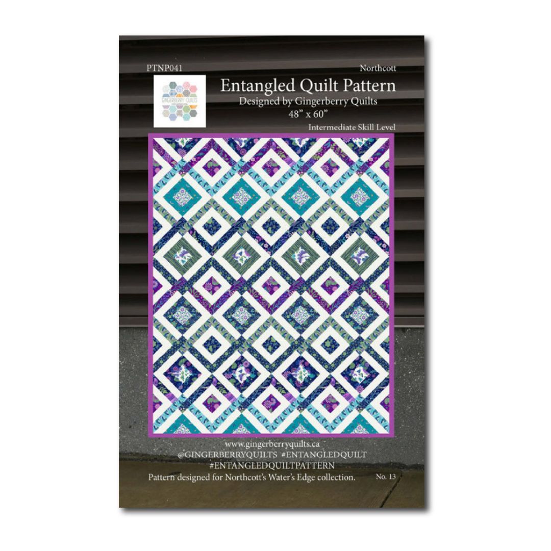 Entangled Quilt Pattern by Gingerberry Quilts