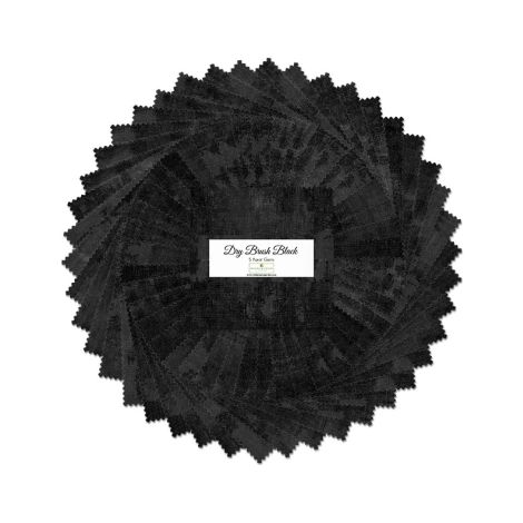 Dry Brush Black - 5" square pack