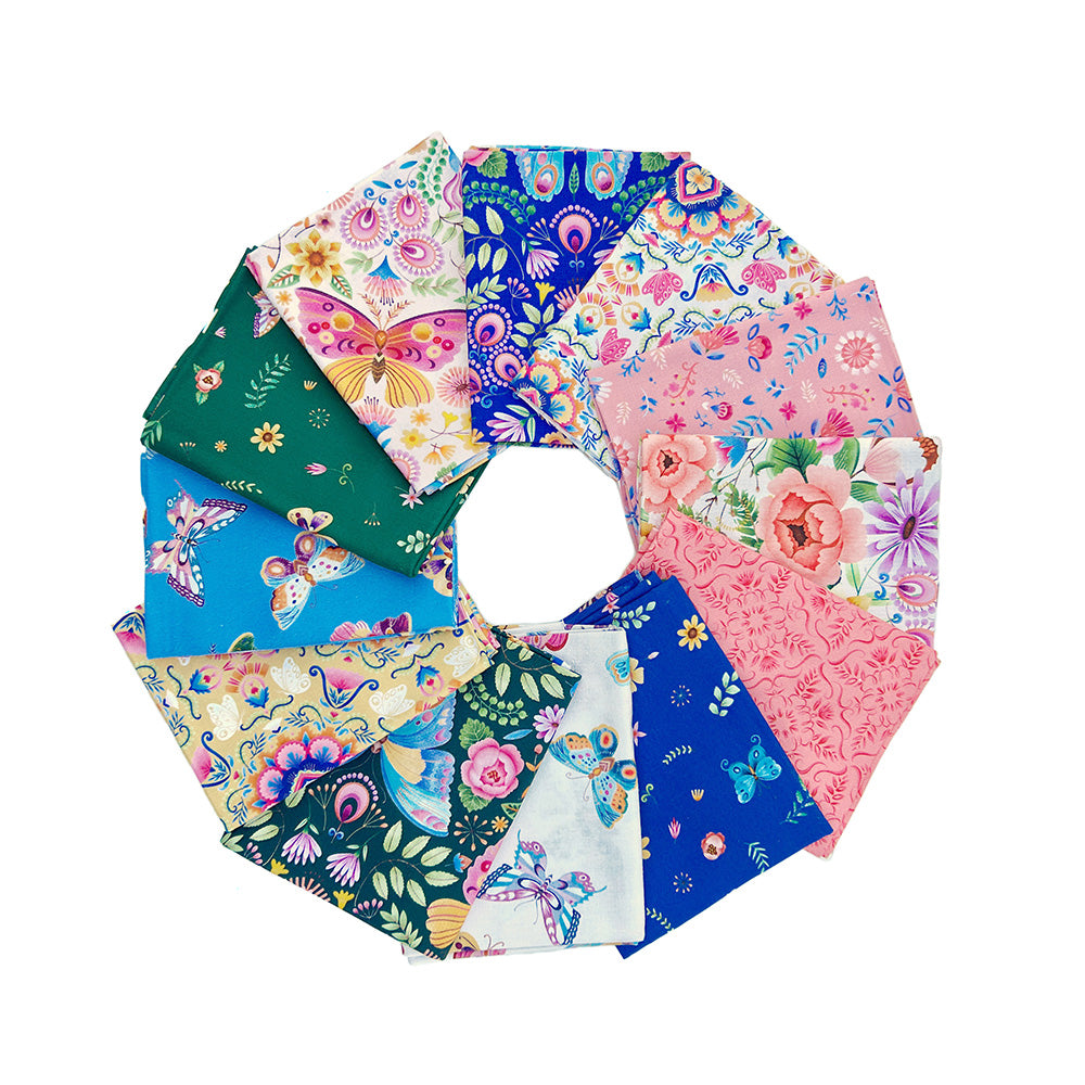 Flutter - 12 Fat Quarter Bundle