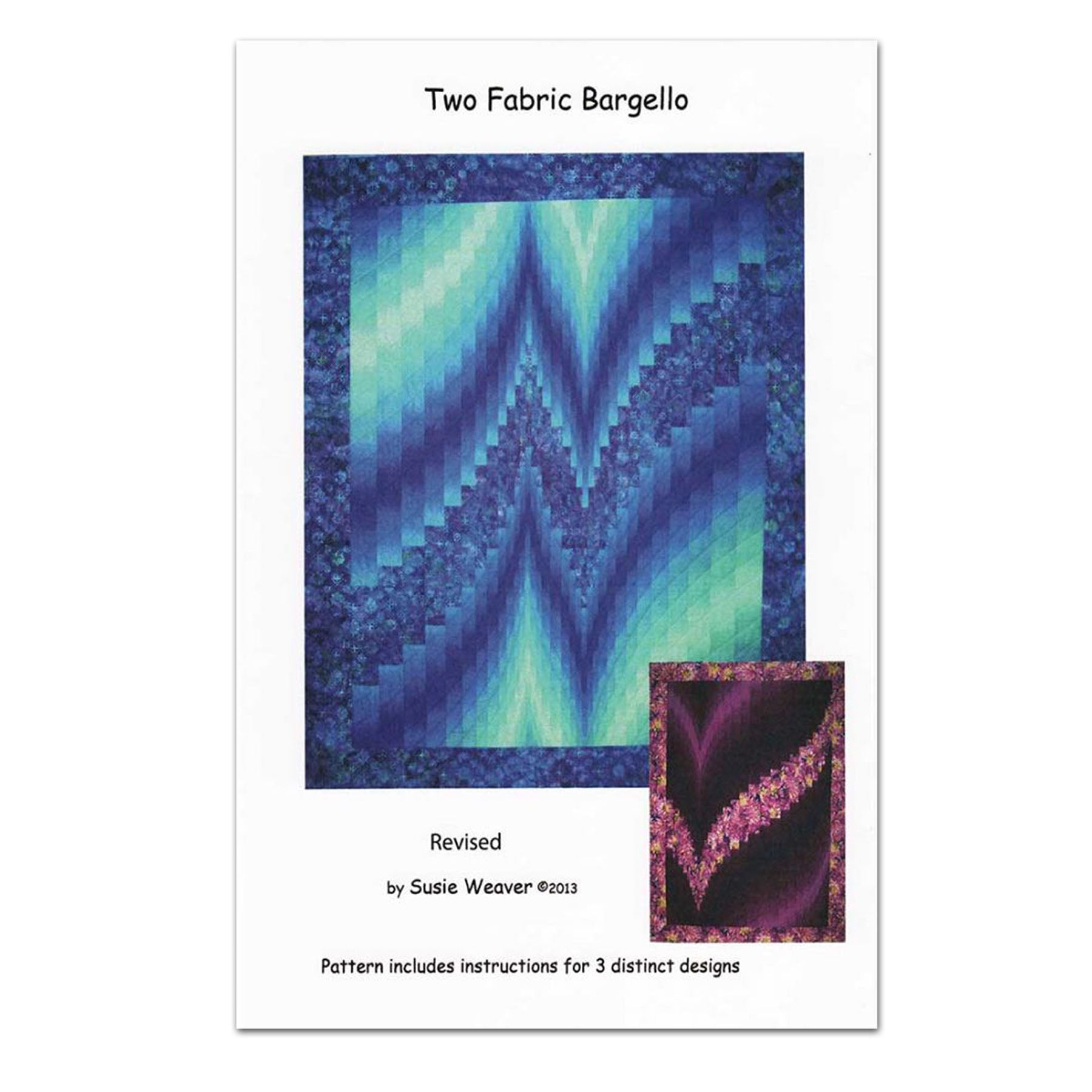 Two Fabric Bargello Pattern